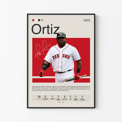 David Ortiz Poster Postersport