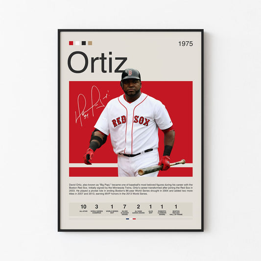 David Ortiz Poster Postersport