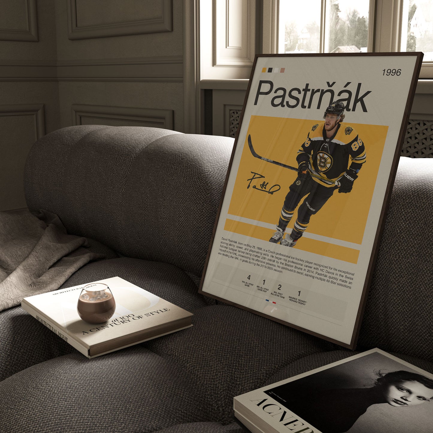 David Pastrnak Poster Postersport