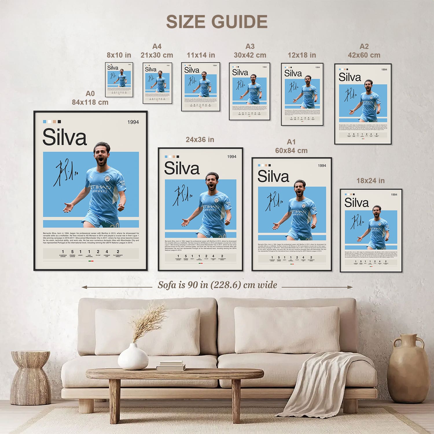 David Silva Poster Postersport