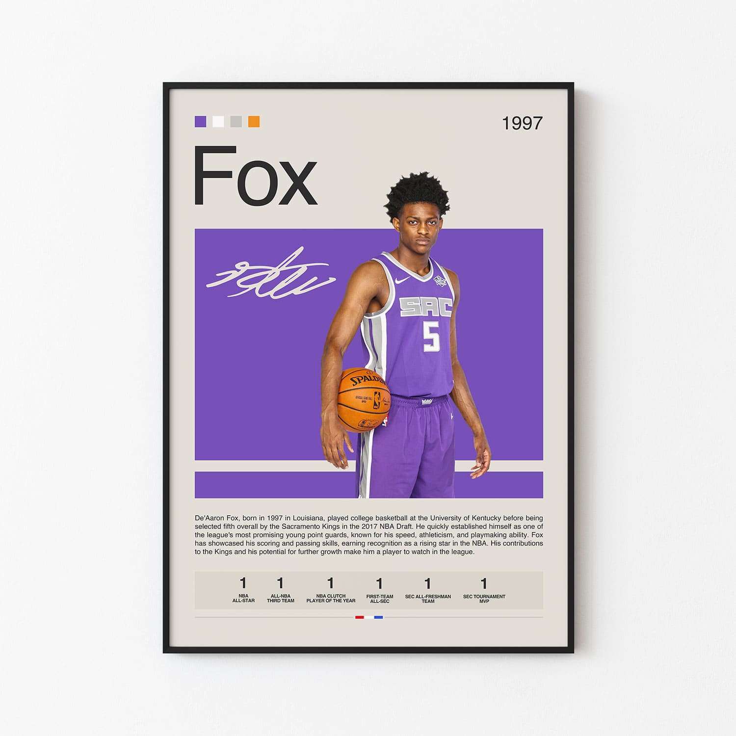 De'Aaron Fox Poster Postersport