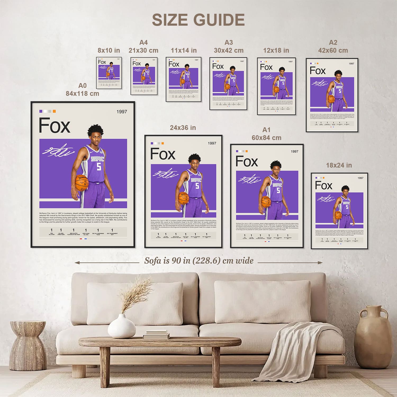 De'Aaron Fox Poster Postersport