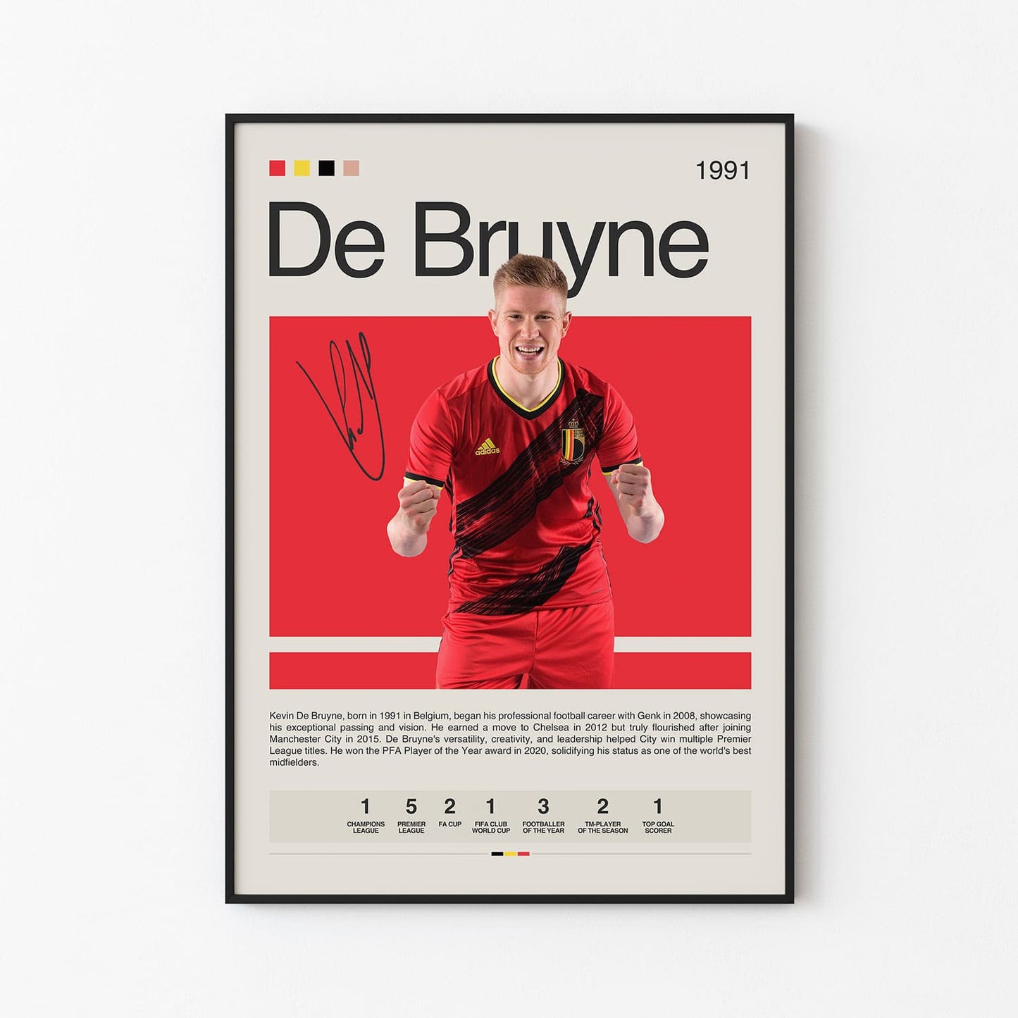 De Bruyne Poster Postersport