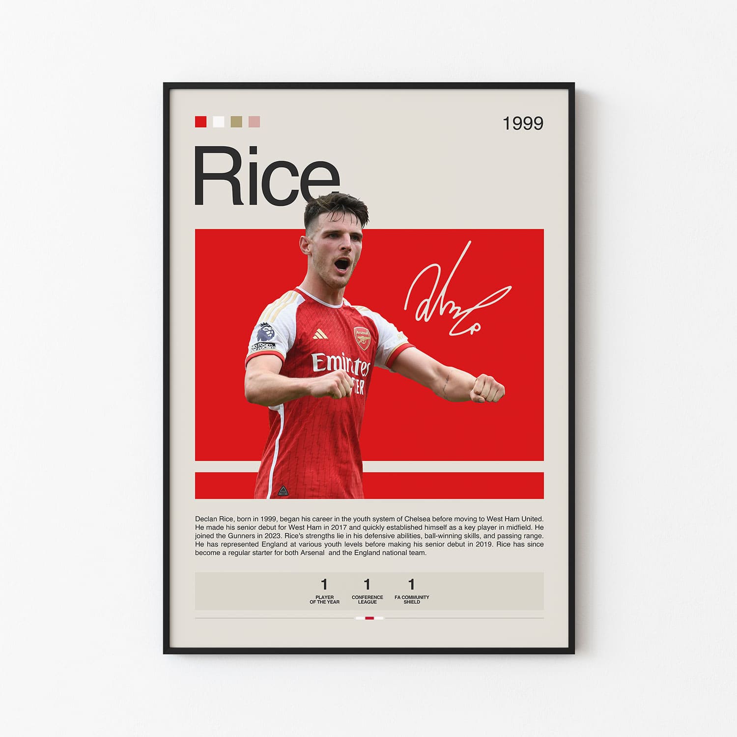 Declan Rice Poster Postersport