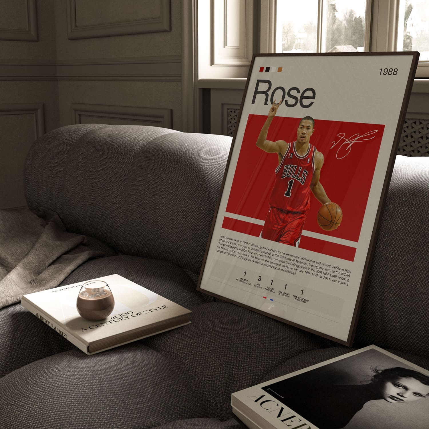 Derrick Rose Poster Postersport