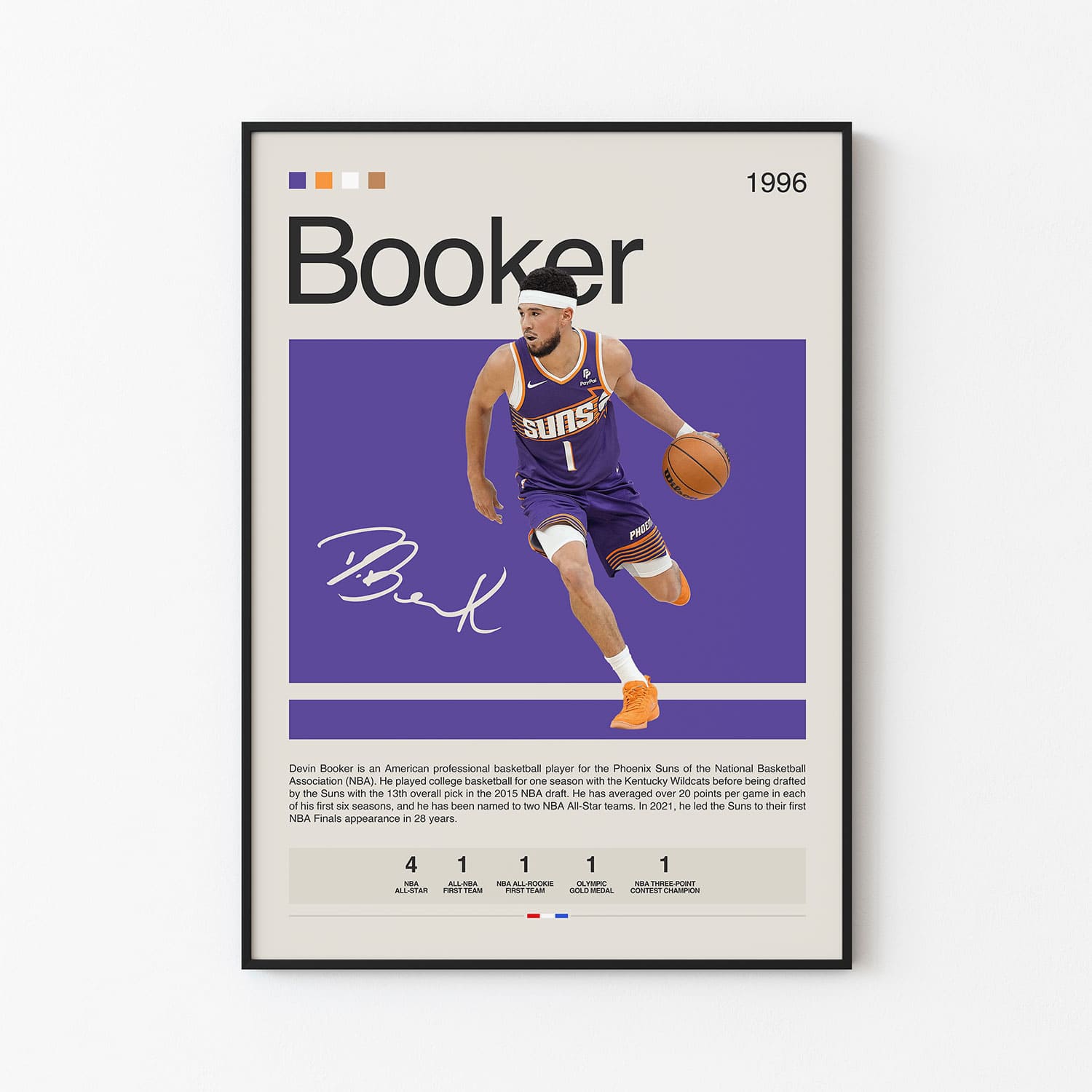 Devin Booker Poster Postersport