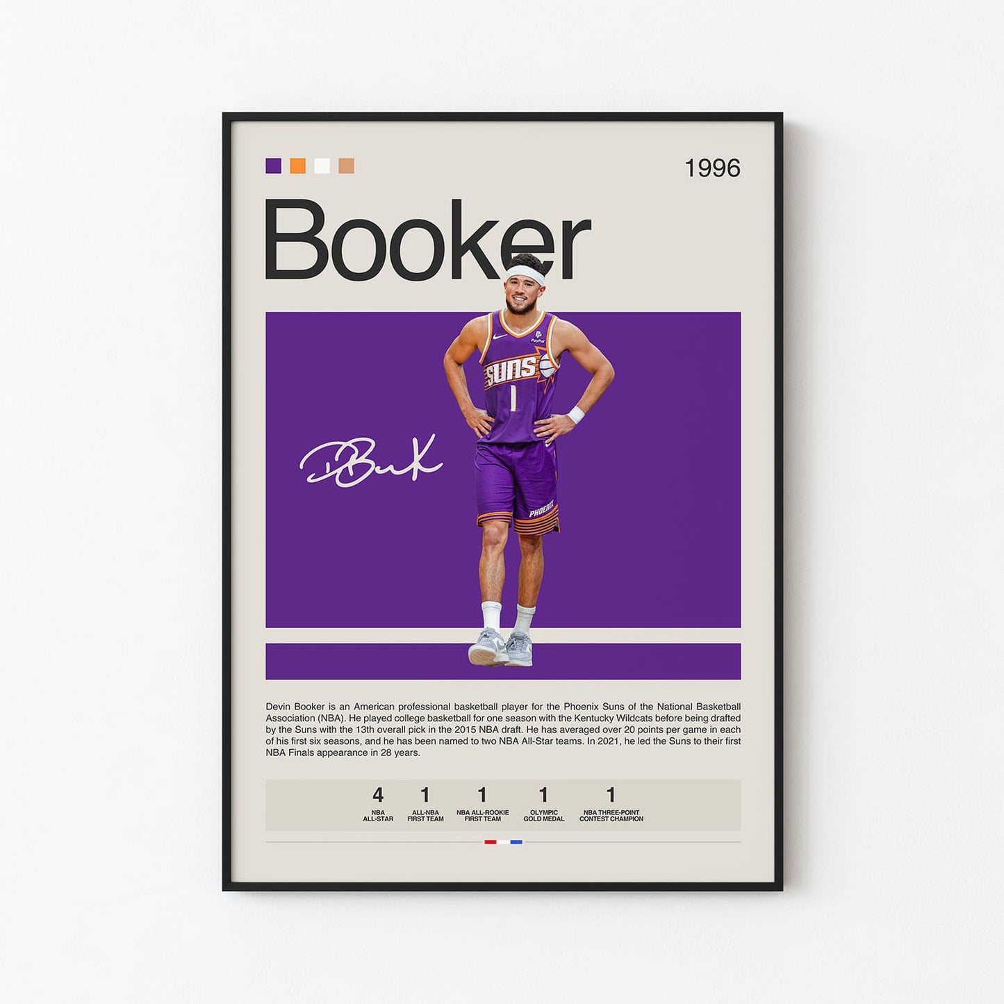 Devin Booker Poster Postersport