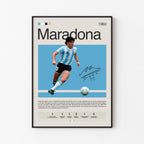 Diego Maradona Poster Postersport