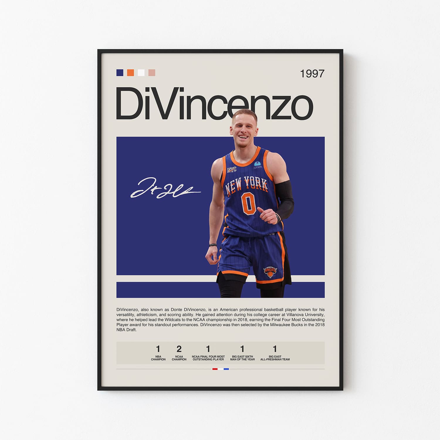 Donte DiVicenzo Poster Postersport