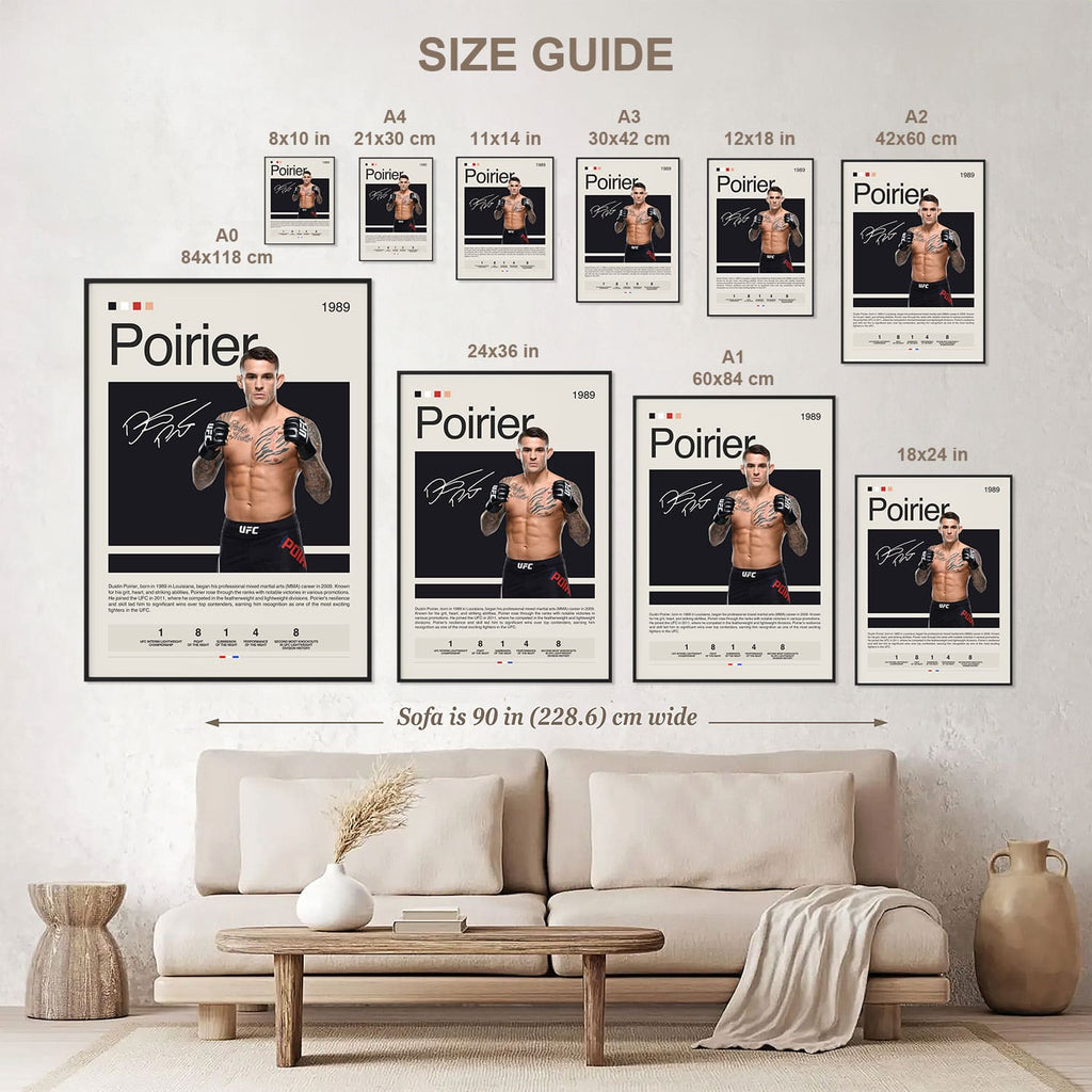 Dustin Poirier Poster Postersport