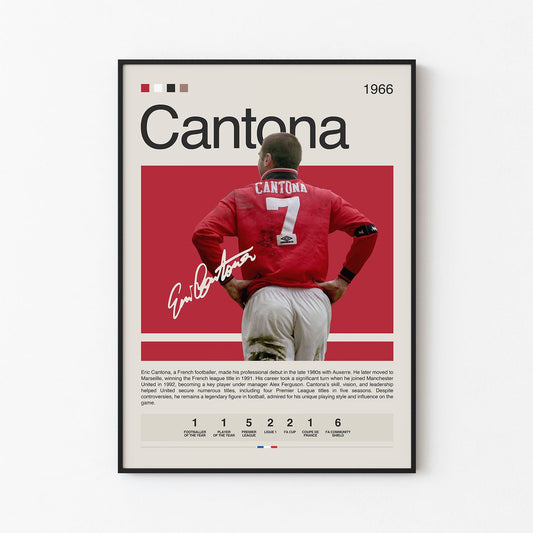 Eric Cantona Poster Postersport