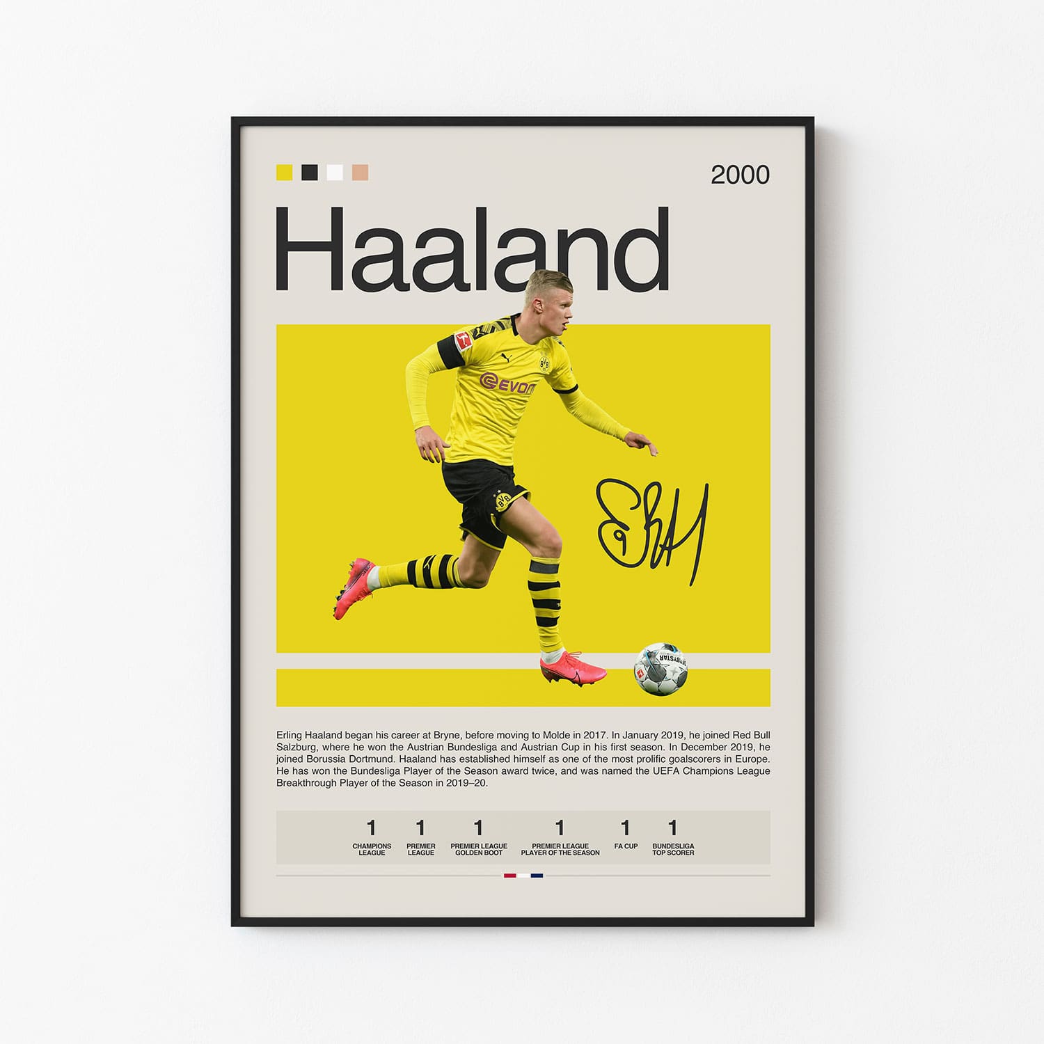 Erling Haaland Poster Postersport