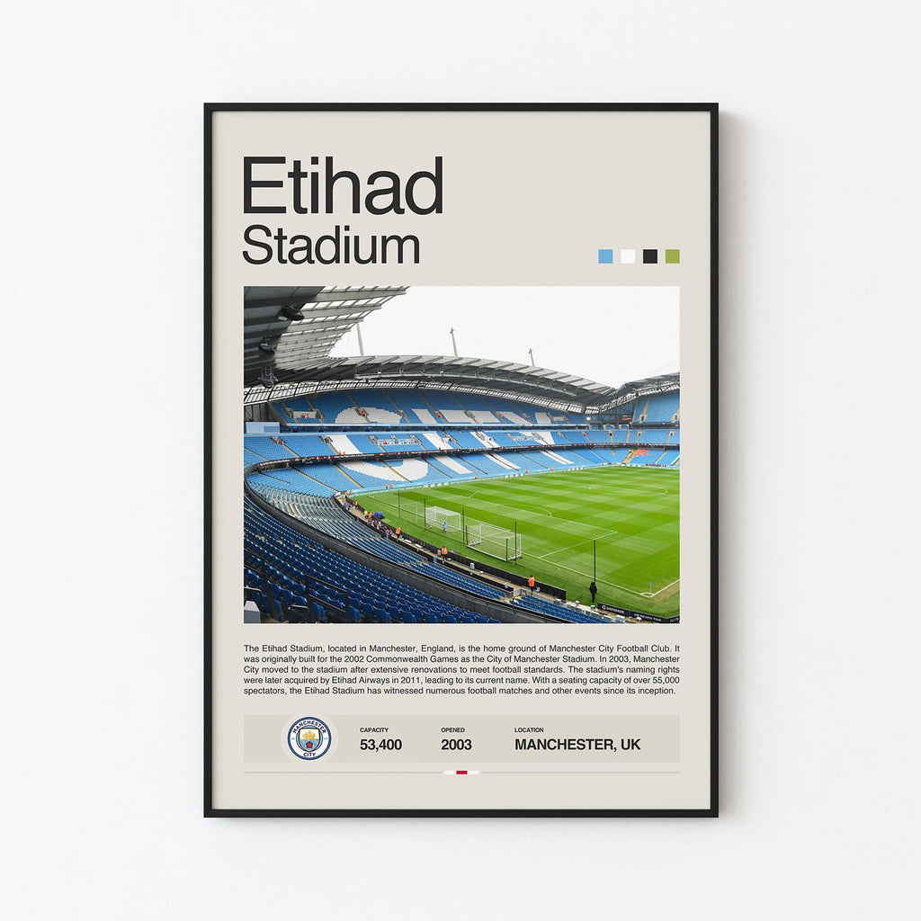 Etihad Stadium Poster Postersport
