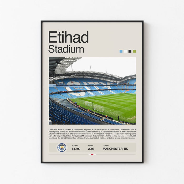 Etihad Stadium Poster