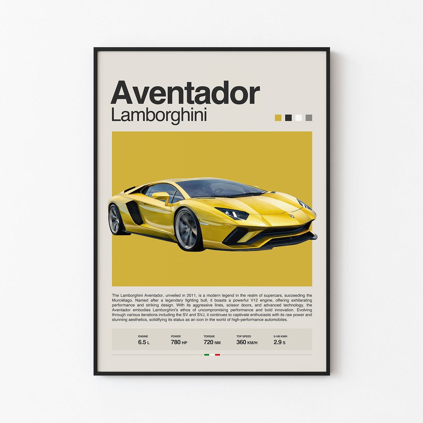 Lamborghini Aventador Poster