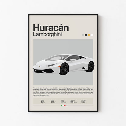 Lamborghini Huracán Poster