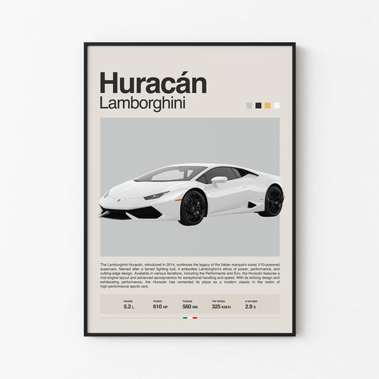 Lamborghini Huracán Poster