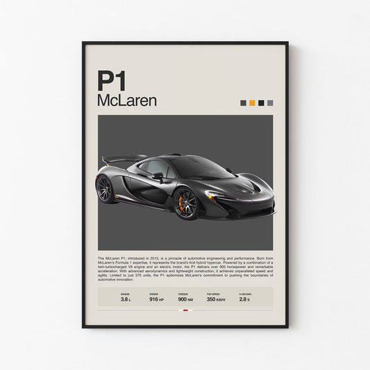 McLaren P1 Poster