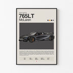 McLaren 765LT Spider Poster
