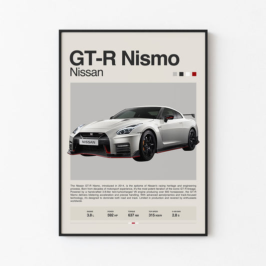 Nissan GTR Nismo Poster