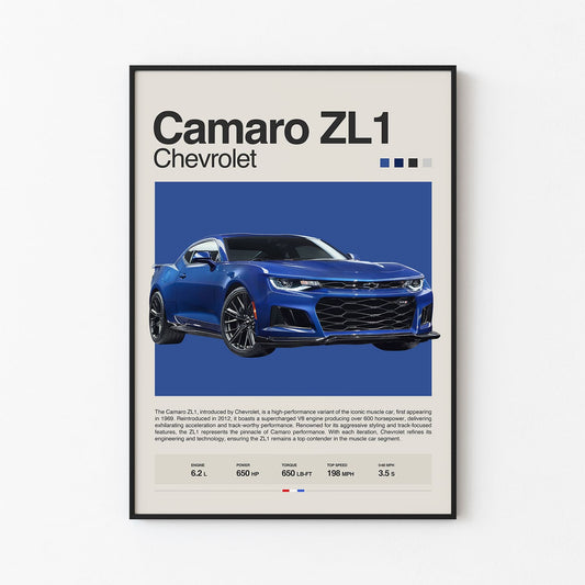 Chevrolet Camaro ZL1 Poster