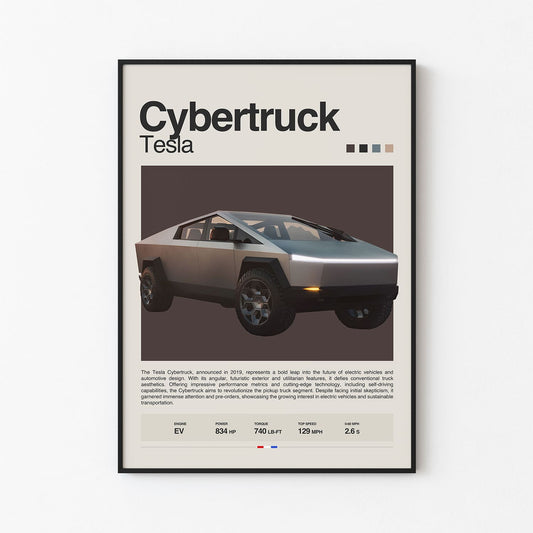 Tesla Cybertruck Poster