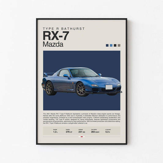 Mazda R-X7 Poster