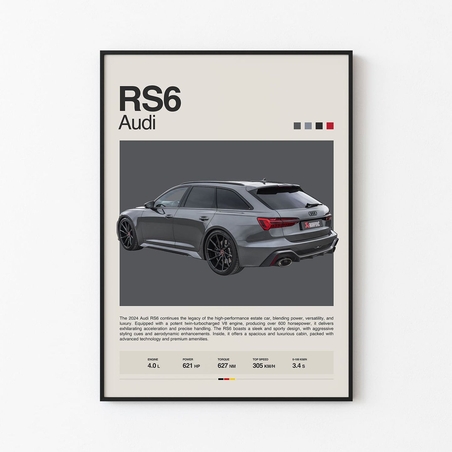 Audi RS6 Poster