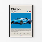 Bugatti Chiron Poster