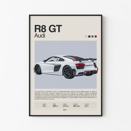 Audi R8 GT Poster