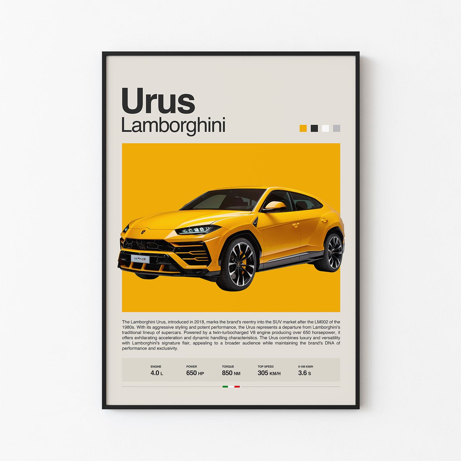 Lamborghini Urus Poster