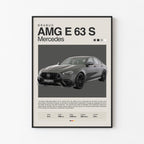 Mercedes E63s Poster