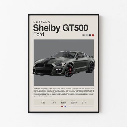 Ford Mustang Shelby GT500 Poster