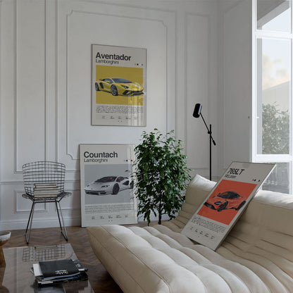 Lamborghini Countach Poster