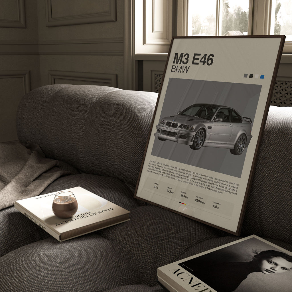 BMW M3 E46 Poster