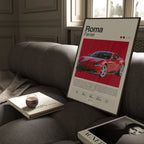 Ferrari Roma Poster
