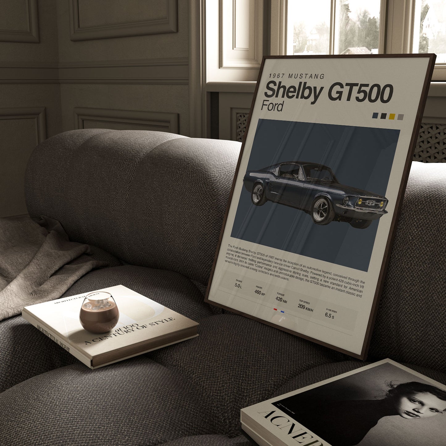 1967 Ford Mustang Shelby GT500 Poster