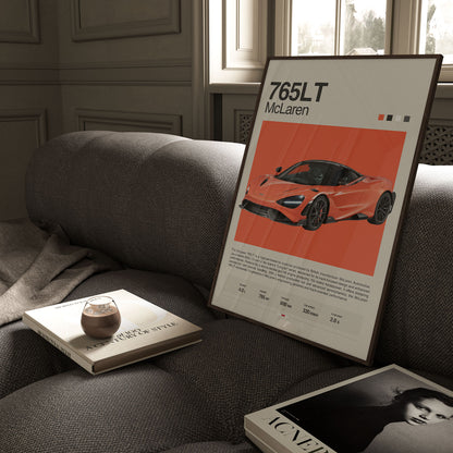 McLaren 765 LT Poster