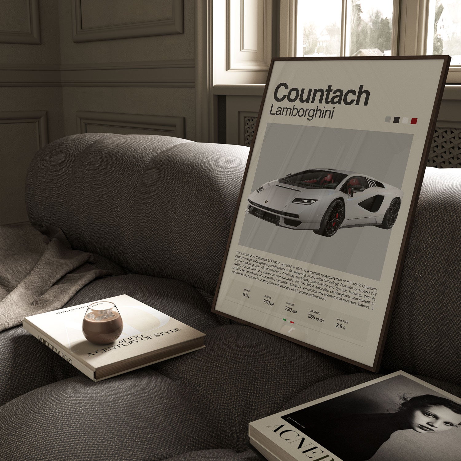Lamborghini Countach Poster