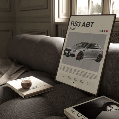 Audi RS3 ABT Poster