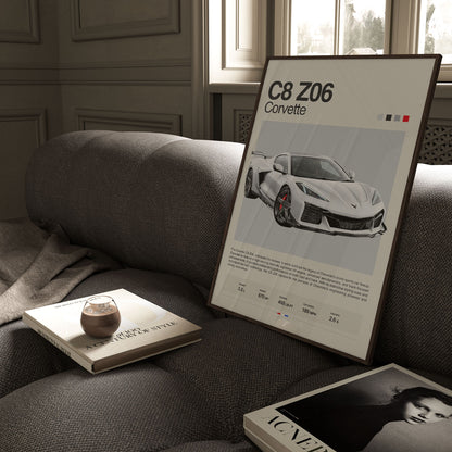 Corvette C8 Z06 Poster