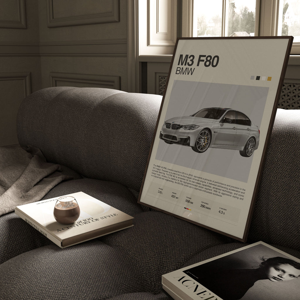 BMW M3 Competition Poster