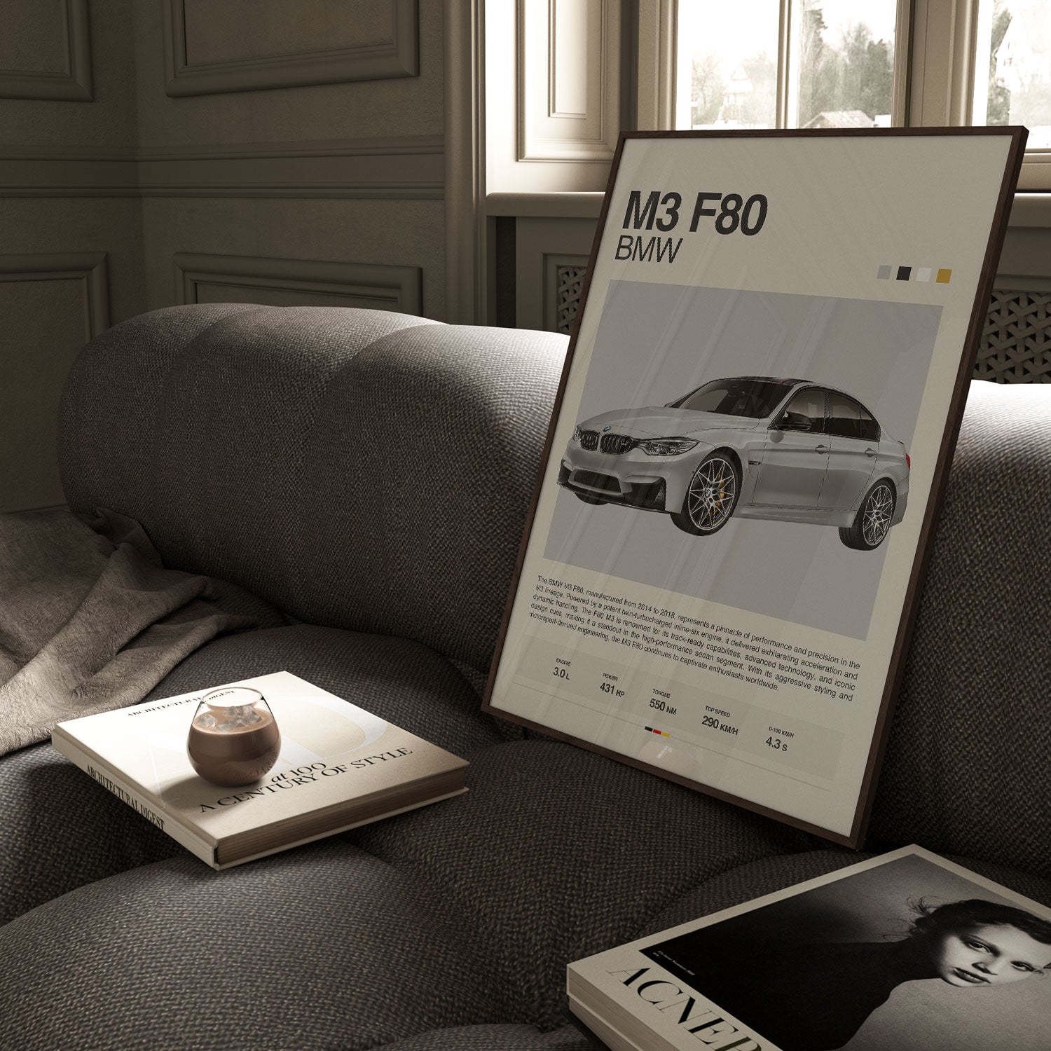 BMW M3 Competition Poster