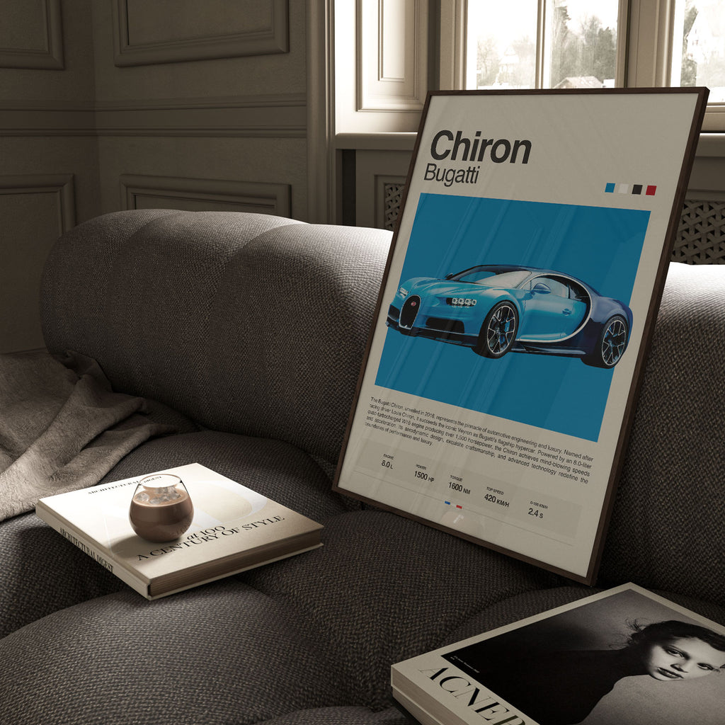Bugatti Chiron Poster