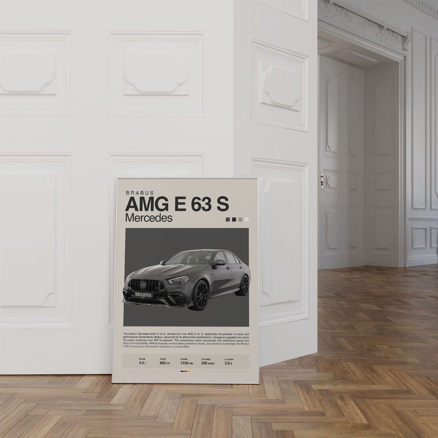 Mercedes E63s Poster