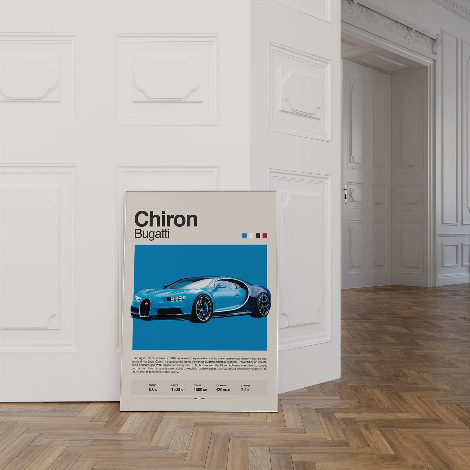 Bugatti Chiron Poster