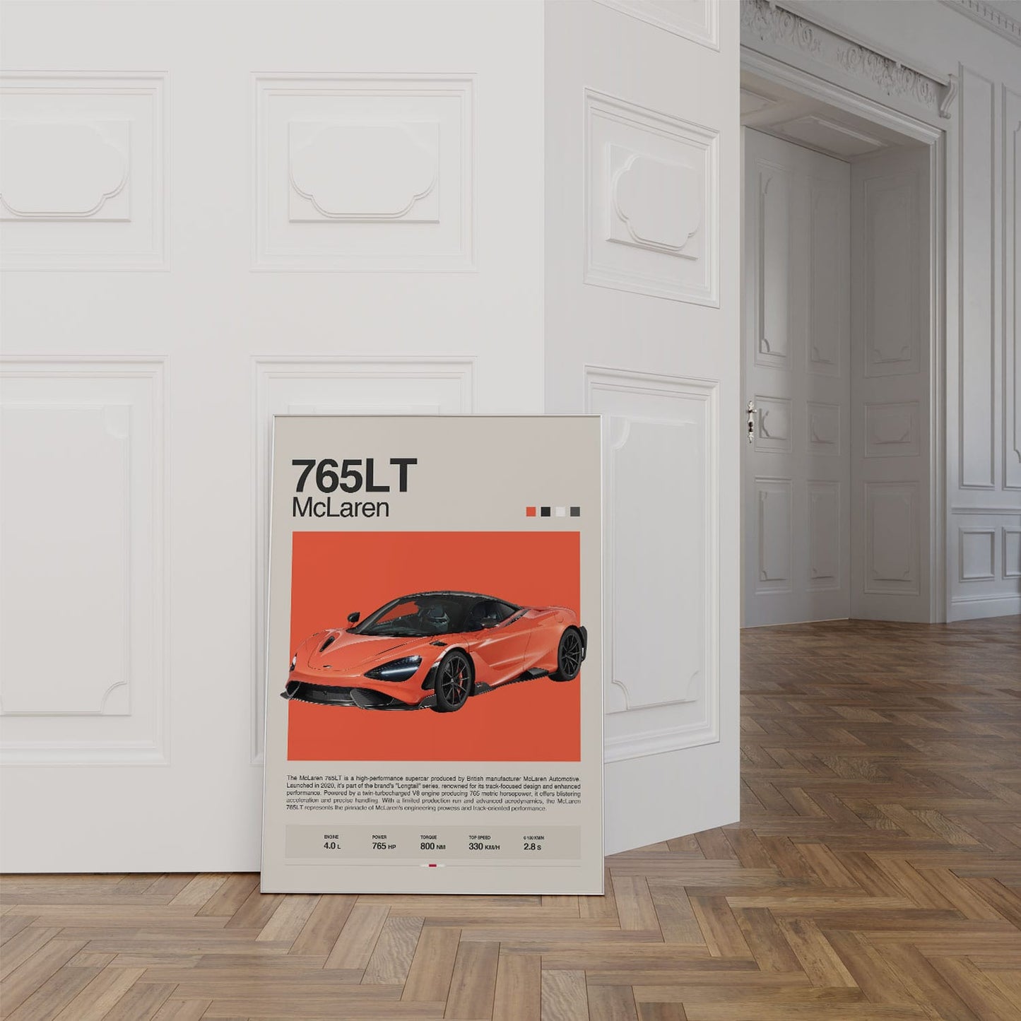 McLaren 765 LT Poster