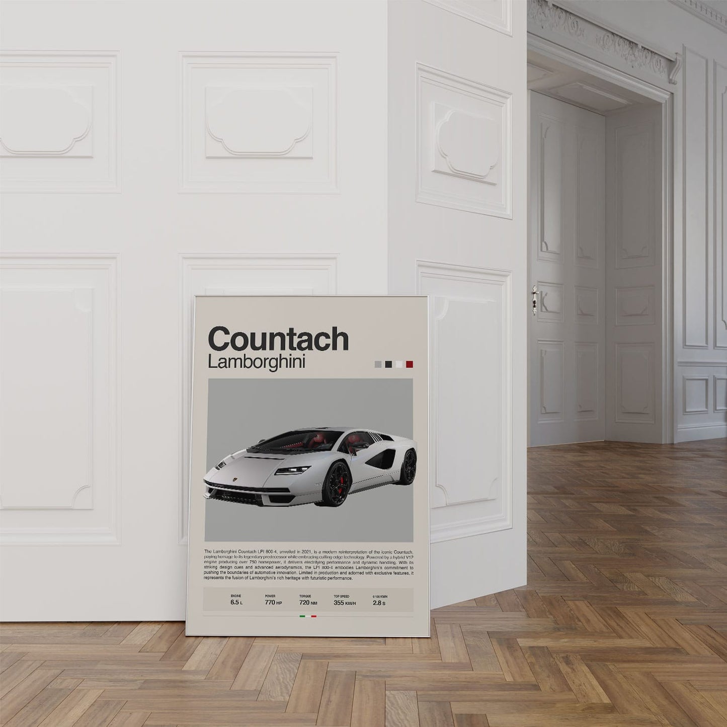 Lamborghini Countach Poster