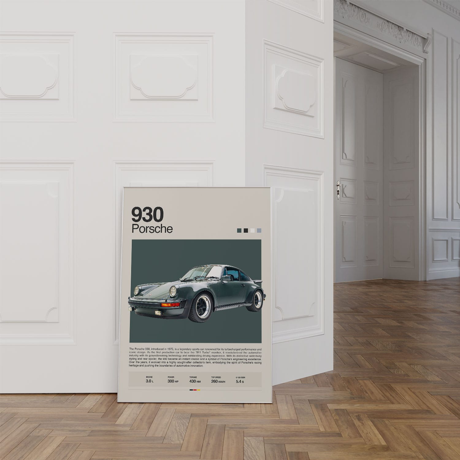 Porsche 930 Poster