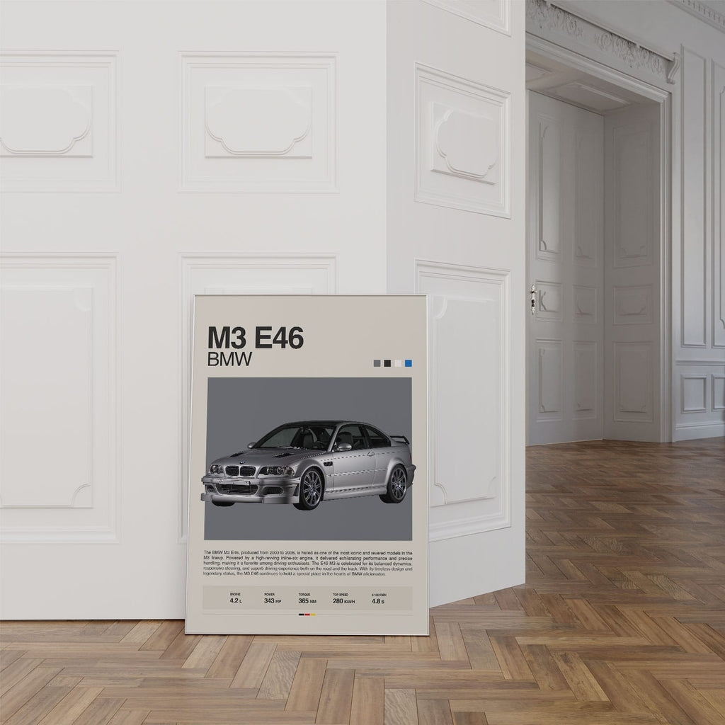 BMW M3 E46 Poster
